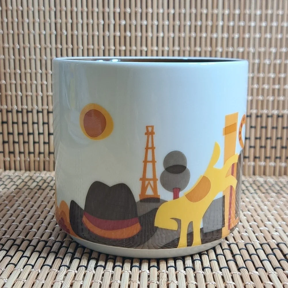 Starbucks Houston City Coffee/Tea Cup Ivory‎ Mug 14 oz You Are Here Collection